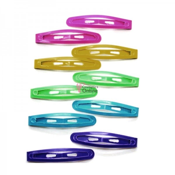 Clipsuri metalice pentru coafor CLP23CC, set 12 bucati Color